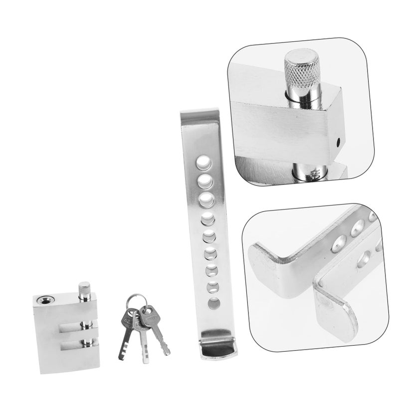 Universal Adjustable Anti Theft Car Clutch Pedal Lock with 3 Keys Brake Lock Device - Image 5