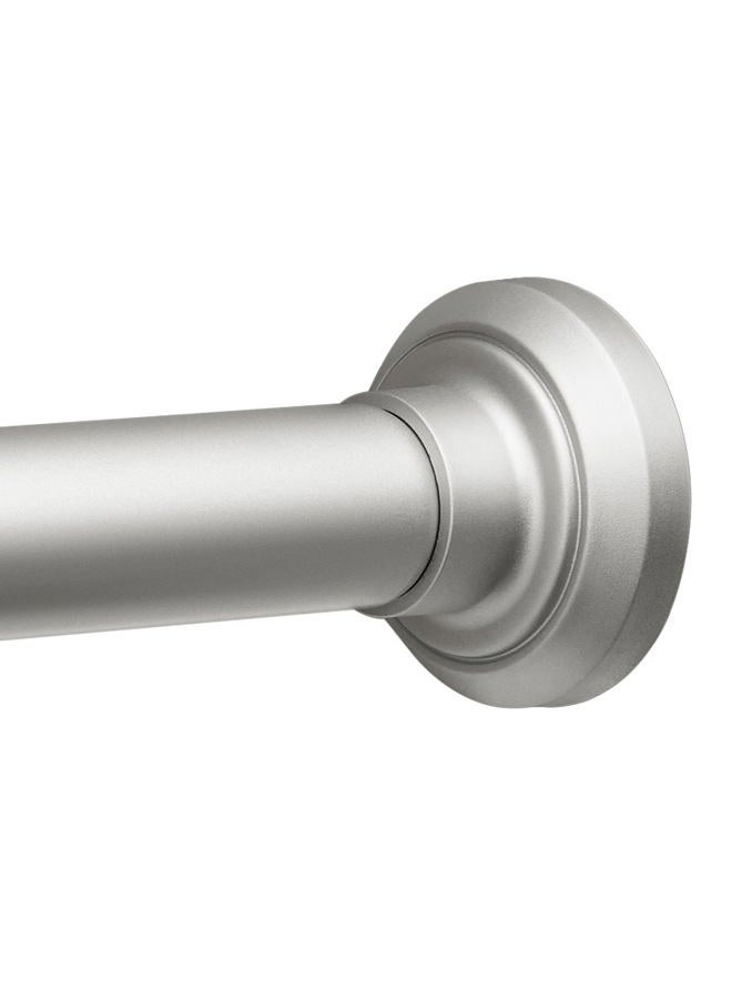 ENJOYBASICS Stainless Steel Shower Curtain Rod 33 to 72 Inches, 1 Inch Adjustable Spring Tension Curtain Rod No Drill for Bathroom, Closet, Window, Room Divider, Never Rust, Non Slip, Nickel - Image 1