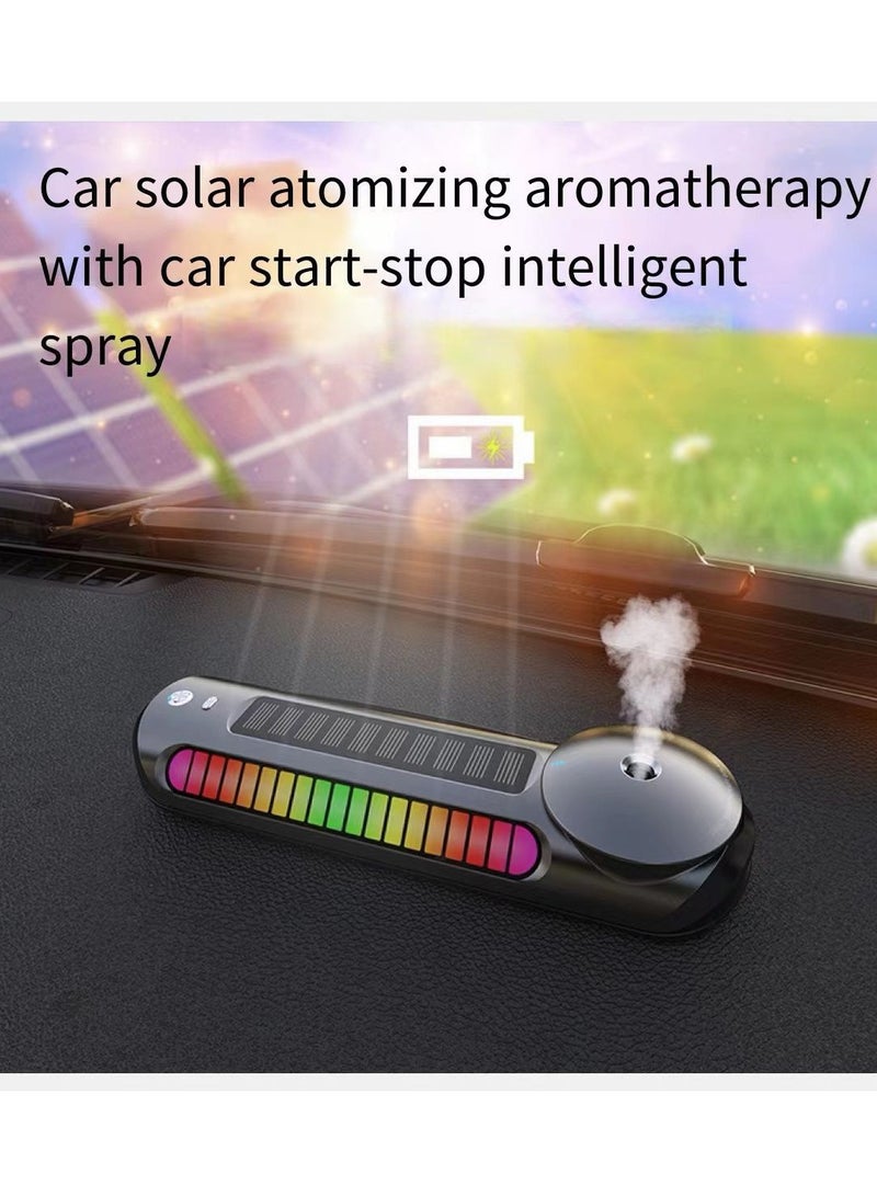 Generic Car Atomosphere Light Air Freshener RGB Light Music  - Image 2