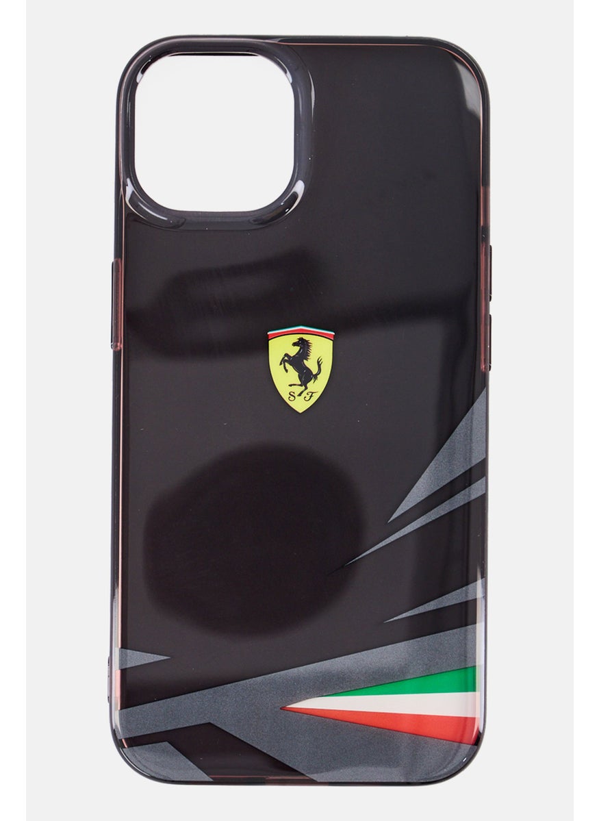 Scuderia Ferrari Iphone 14 Brand Logo Protective Case, Black  - Image 1