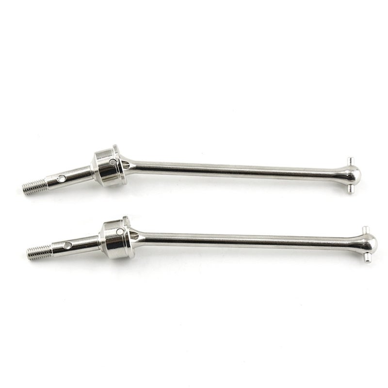 Cvd Drive Shaft: Silver Metal Construction - Improved Power Transfer & Enhanced Durability For 1/10 Flat Sports Car, Off-road Vehicle, Truck 108015 - Image 1