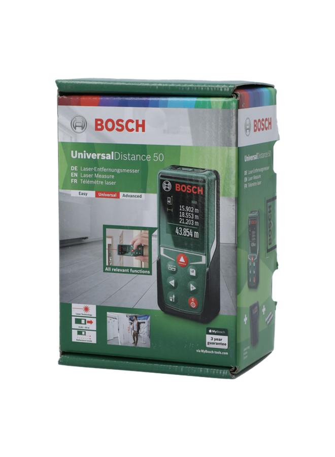 BOSCH Universal Distance 50 Laser Measurer Green and Black JE0 603 672 800 - Image 2