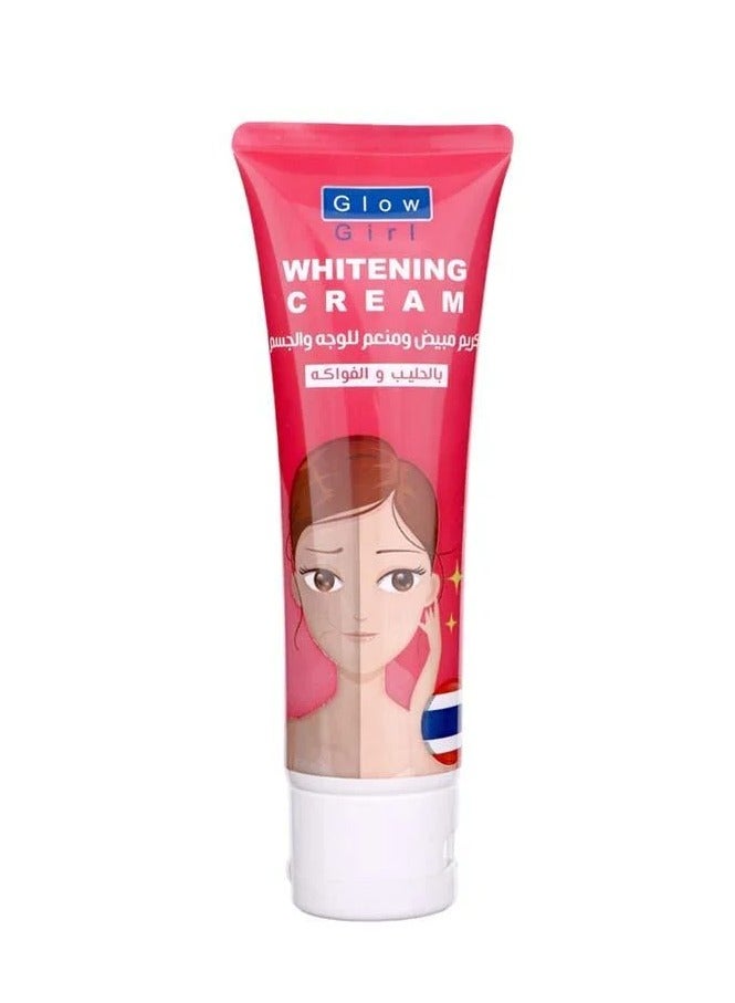 Glow Girl Whitening Cream With Milk and Fruits 100 ml - Image 2