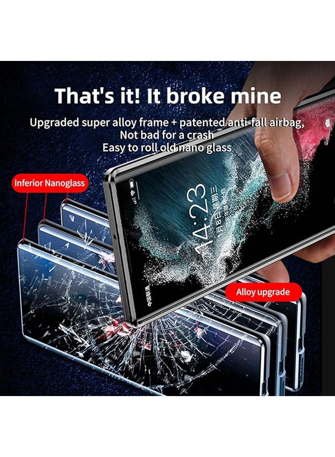 General For Samsung Galaxy S24 Ultra/S24 Plus/S24 Phone Case, [Military Grade Drop Resistant] [Camera Lens Protection] Magnetic Metal Cushion Ultra Thin Back Cover Phone Case  - Image 5