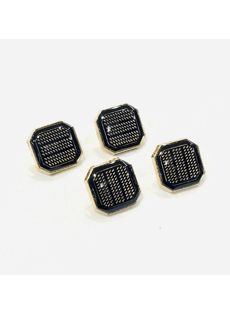 Abrar 8 Set Metal Snap Buttons For Men Saudi Thobe Size 12mm - Image 1