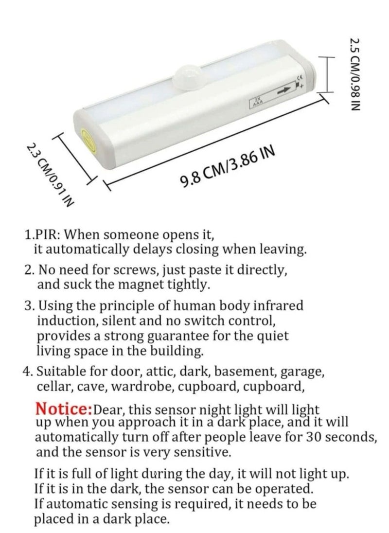 Designer Touch - 1 Piece Night Light For Stairs And Drawer Or Under Cabinet With Motion Detector - Image 1