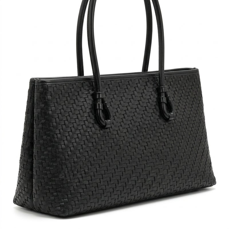 Fourteen Women's Woven Tote Bag - Black - Image 2