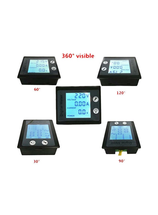 NIBEMINENT AC 80-260V 100A Digital Display Panel Meter Black  - Image 2