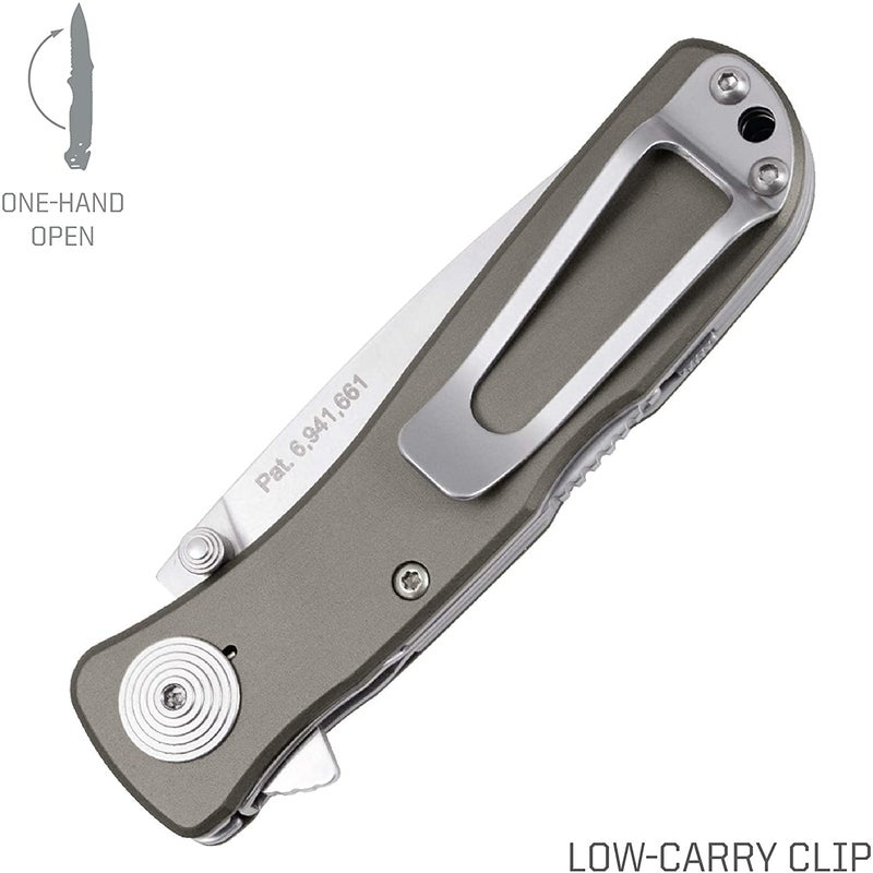 SOG TWI8-CP Twitch II 6.20 Inch EDC Folding Knife, silver - Image 4