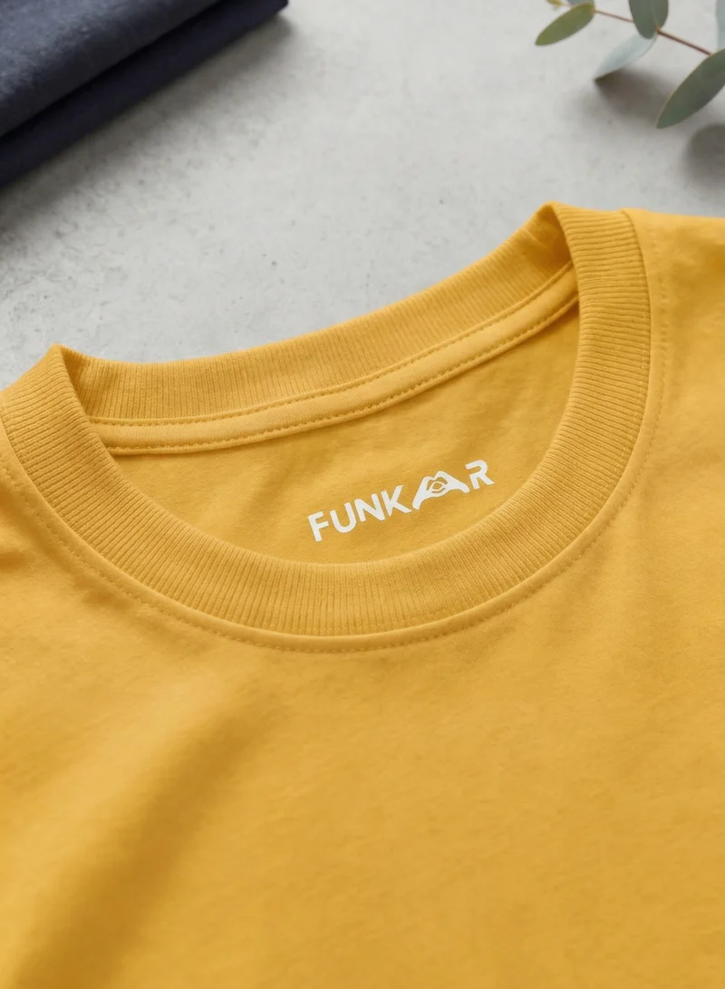 Funkaar yellow Funkaar Unisex Kids Yellow Dinosaur T-Shirt  | Best Price UAE
