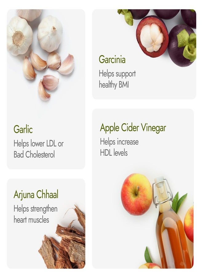 Kapiva Cholest Fit Juice | Modern Ayurvedic Cholesterol Care | 1000 ML X 1 Month Pack | 6 Herbs - Arjuna Chhaal, Garlic, Apple Cider Vinegar| Helps Reduce Cholesterol - Image 4