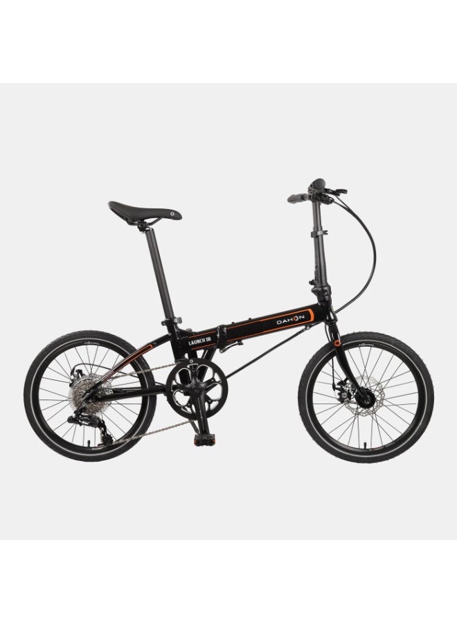 Dahon Launch D8 Folding Bike | 20 Inch Wheel Size | 8 Speed | Black Color - Image 3