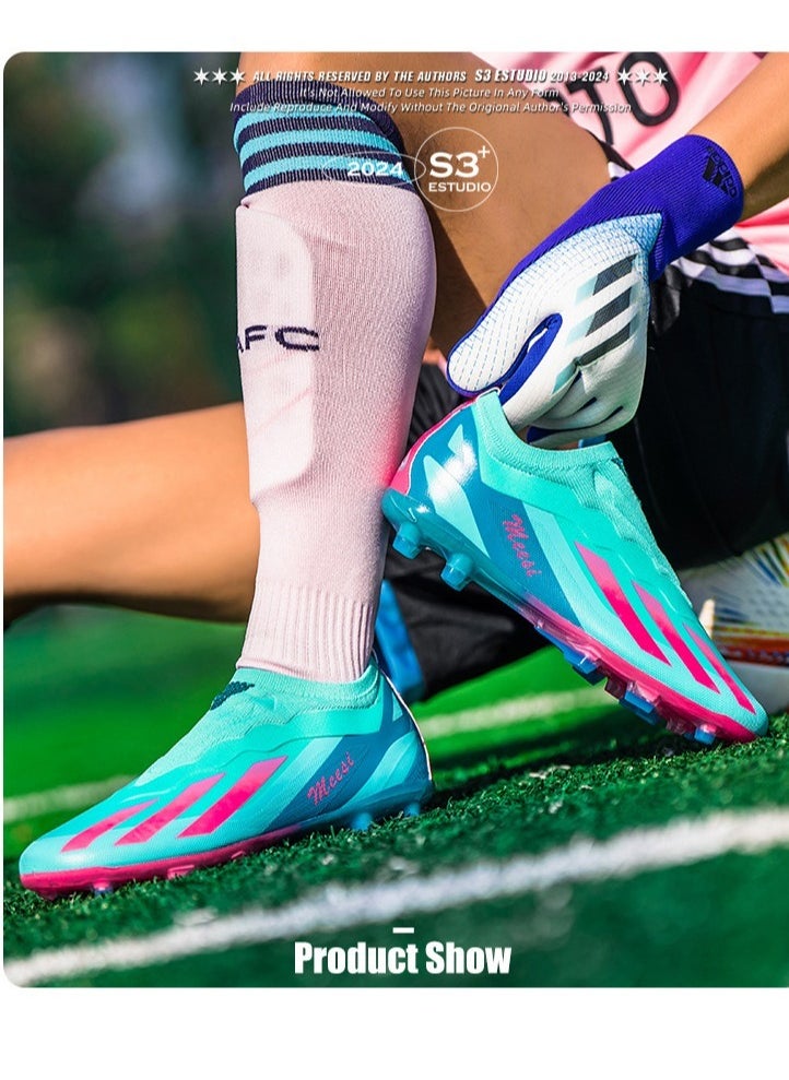 Generic - Mens Soccer Shoes For Outdoor Indoor Professional Youth Boys Soccer Shoes Unisex Soccer Shoes. - Image 1
