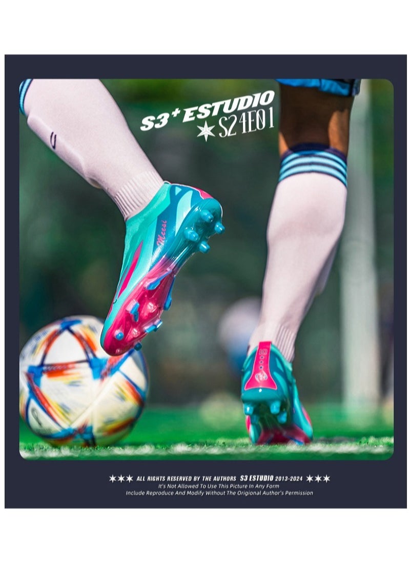 Generic - Mens Soccer Shoes For Outdoor Indoor Professional Youth Boys Soccer Shoes Unisex Soccer Shoes. - Image 1