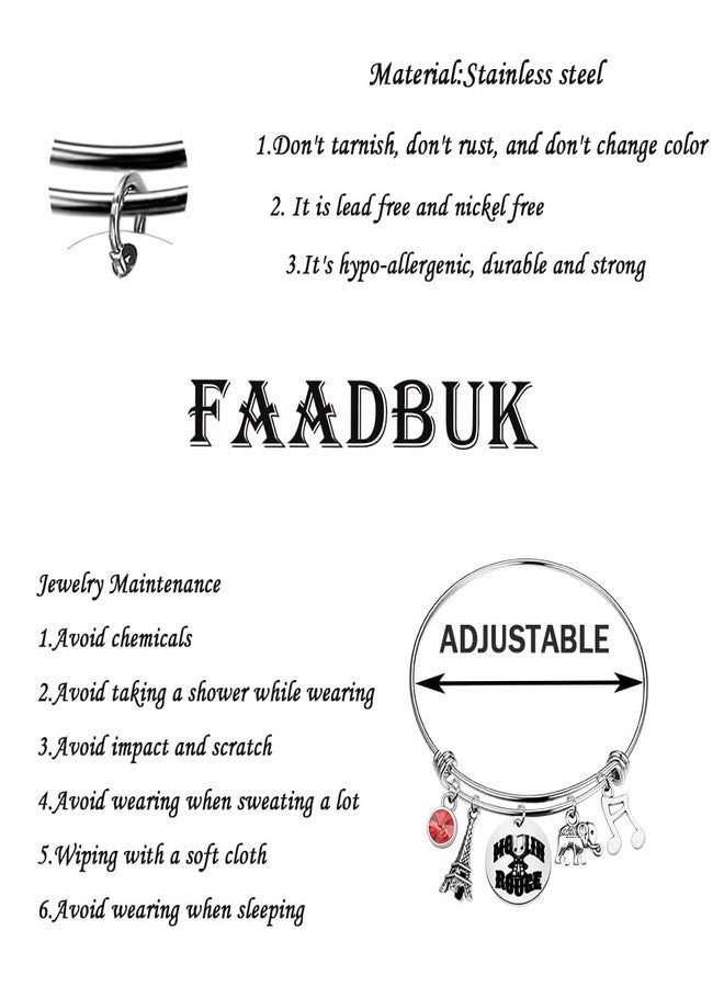FAADBUK Musical Inspired Charm Bracelet Musical Fans Gift Opening Night Gifts (Mou Bracelet) - Image 2