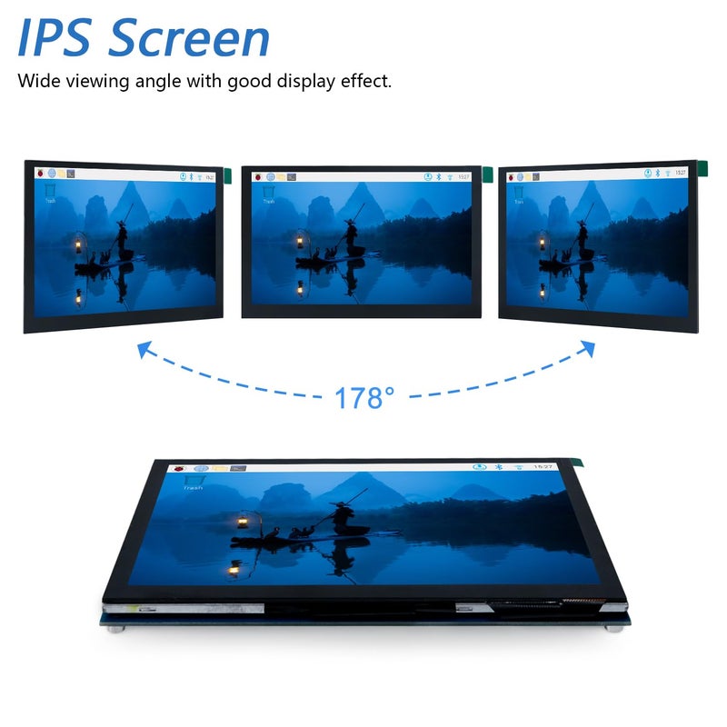 FREENOVE 5 Inch Touchscreen Monitor for Raspberry Pi 5 4 B 3 B+ A+, 800x480 Pixel IPS Display, 5-Point Touch Capacitive Screen, Driver-Free MIPI DSI Port - Image 4