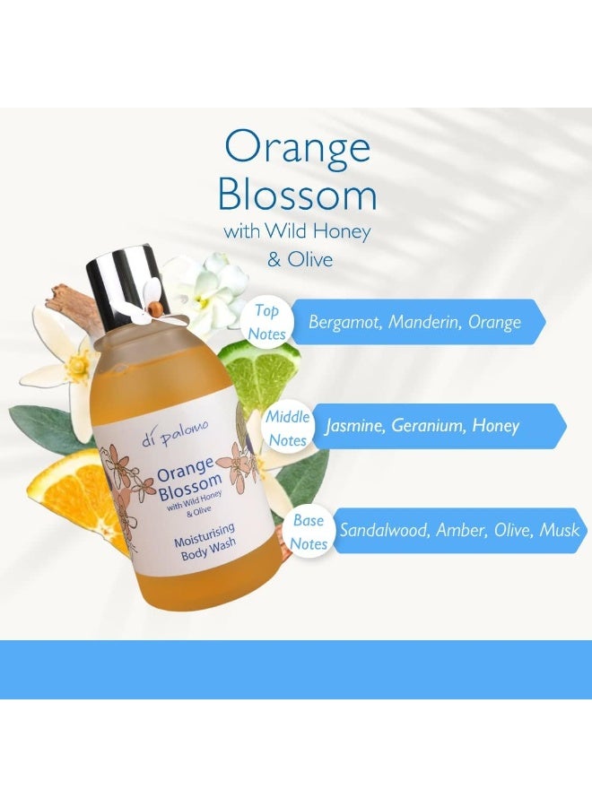 di palomo Orange Blossom Honey Body Wash, 240 ml - Image 2