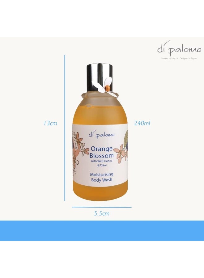 di palomo Orange Blossom Honey Body Wash, 240 ml - Image 4
