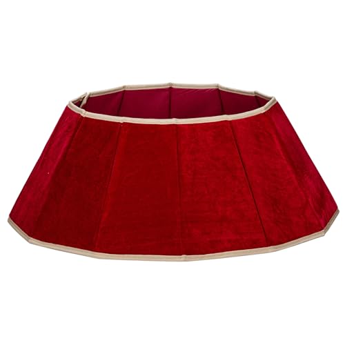 Blissun Christmas Tree Collar, Velvet Foldable Christmas Tree Ring, Christmas Tree Skirt for Artificial Christmas Trees Decoration - Image 1