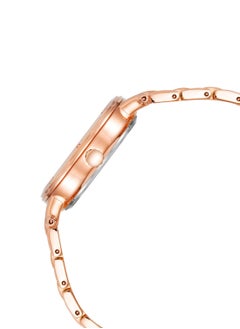 ANNE KLEIN ساعة نسائية أنالوج بسوار من الفولاذ المقاوم للصدأ باللون الذهبي الوردي - AK4012WTRG  - Image 2