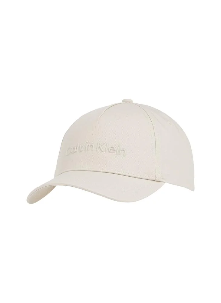 كالفن كلاين Logo Detailed Baseball Curved Peak Cap