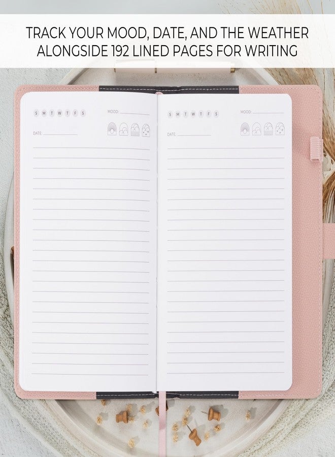 ZICOTO Aesthetic Diary with Lock - Beautiful Leather Journal with Easy to Change Code Lock & Refillable Pages - Quality Planner for Women with Bookmark & Pen Holder to Securely Protect Thoughts & Memories - Image 4