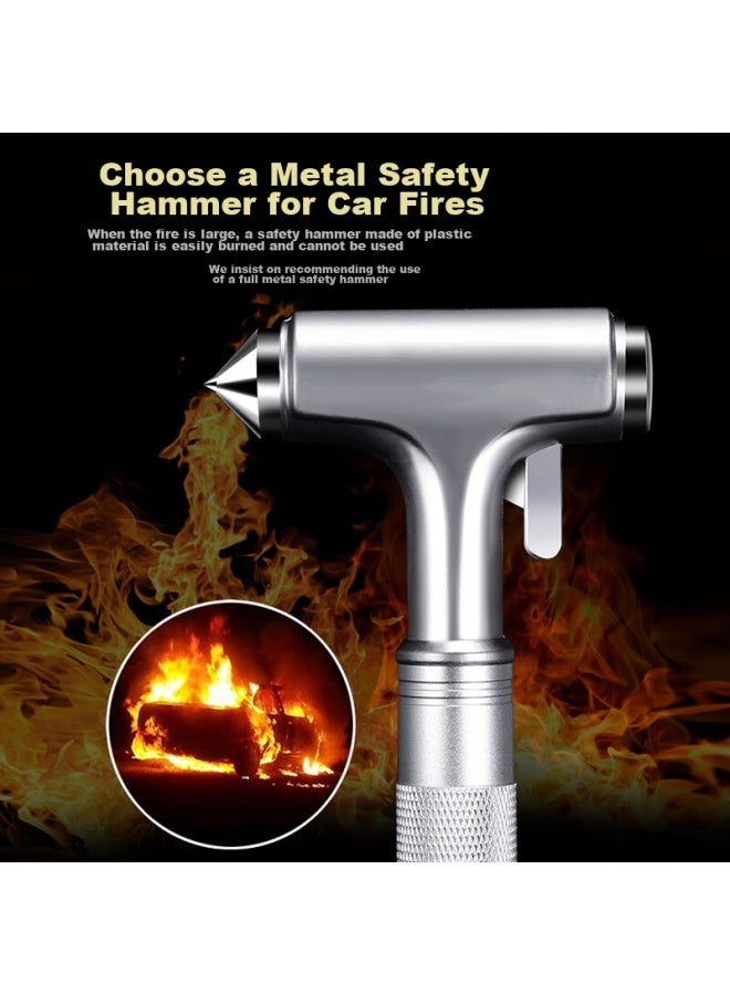 Coollap Kulaipu All-metal Safety Hammer, Tungsten Steel Emergency Rescue Multi-functional Life-saving Hammer, Escape Hammer, Car Window Breaker, Klp-85 - Image 4