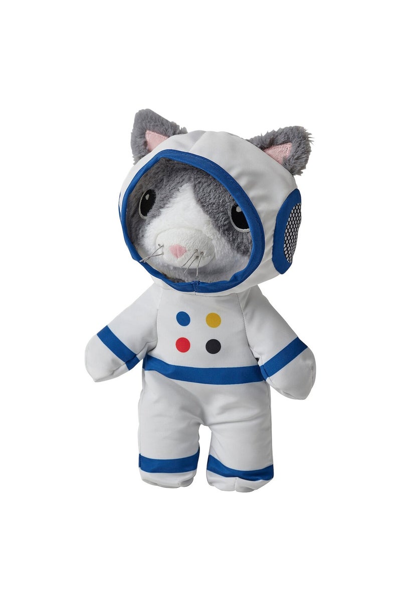 Soft toy with astronaut suit, cat, 28 cm - Image 1