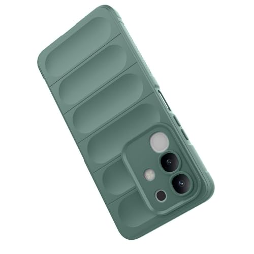 Casotec Back Cover for Vivo T4x 5G / Y29 4G / iQOO Z10x 5G | Full Camera Protection | Liquid Silicon Case | Flexible Bumper Case for Vivo T4x 5G / Y29 4G / Y31 Pro 5G / iQOO Z10x 5G (Green) - Image 5