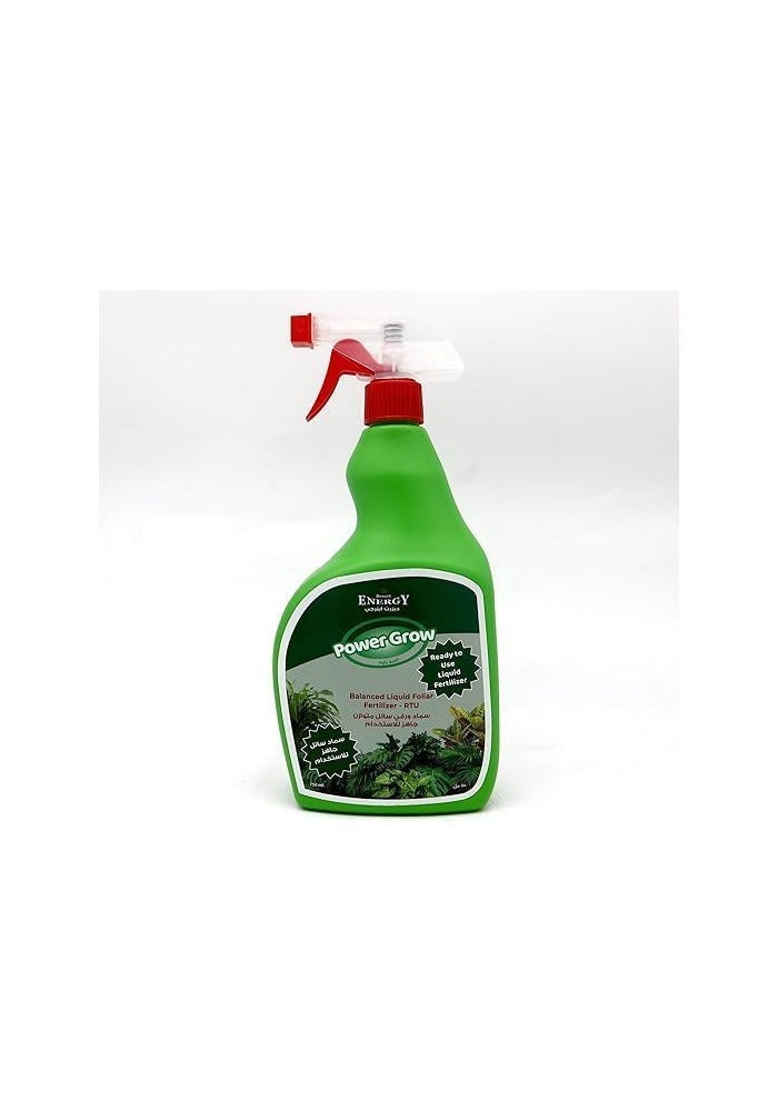 Desert Energy Power Grow Balanced Liquid Spray Fertilizer 750ml for Indoor and Outdoor Plants - Image 2