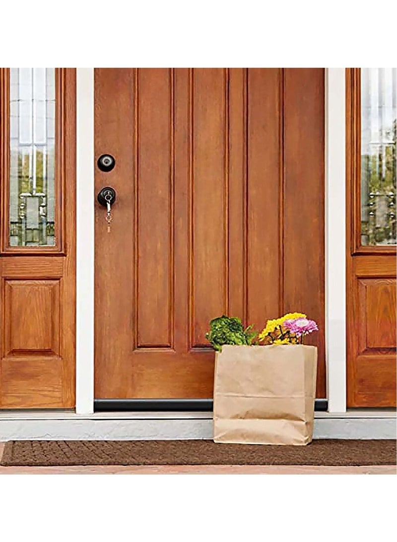 Captaintech 2Pcs Under Door Draught Excluder Self Adhesive Draft Excluder Tape for Noise Proof and Energy Saving Door Bottom Seal Strip to Prevent Bugs Coming Draught Excluder for Doors Windows - Image 2