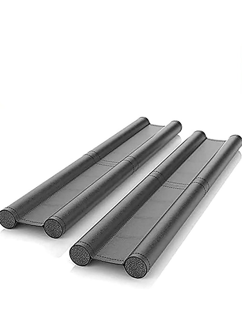 Captaintech 2Pcs Under Door Draught Excluder Self Adhesive Draft Excluder Tape for Noise Proof and Energy Saving Door Bottom Seal Strip to Prevent Bugs Coming Draught Excluder for Doors Windows - Image 1