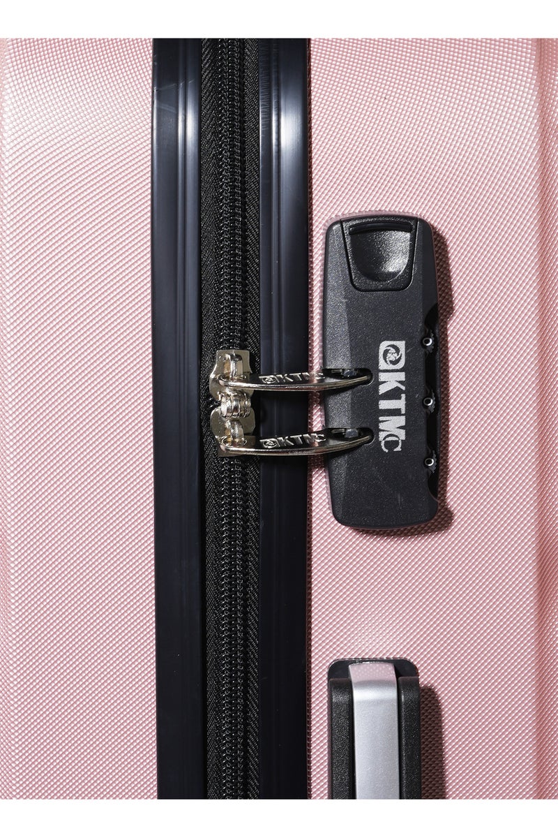 KTMC ABS Luggage 20 inches Carry-On Suitcases, KTMC-91911 Rose Gold - Image 4