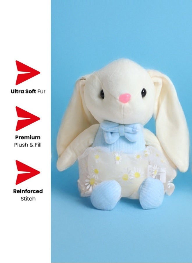 Cuddles دميّة أرنب مارشميلو المحشوة الجذابة 20 سم - زرقاء - Image 4