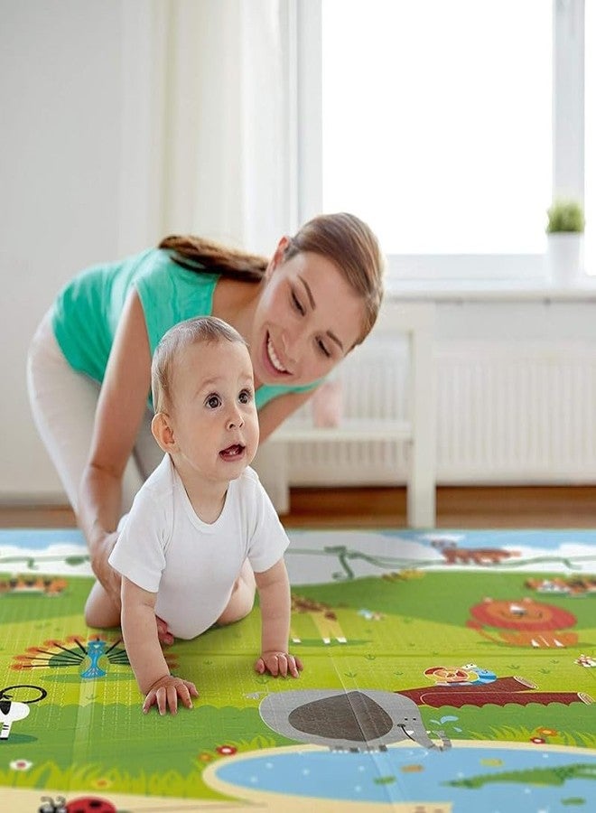 LASALE Double Sided Water Proof Baby Play Mat, Baby Carpet, Play Mat Crawling Baby - Image 2