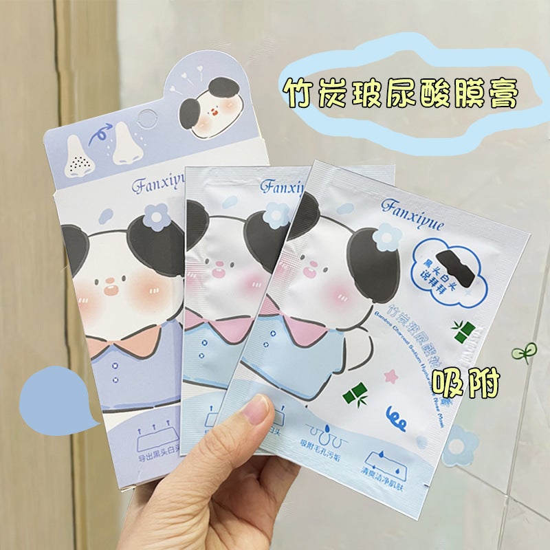 Fan Xiyue Strawberry Blackhead Remove Sticker 10 Piece Tear Nasal Mask Deep Cleaning Pimples Off Line Chain Store Sale - Image 4