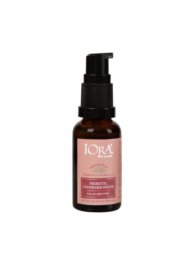 iORA Prebiotic Underarm Serum- 30ml | Brightens, reduces pigmentation & controls odor for dark underarms | Enriched with Neem, Green Tea, Licorice & essential oils | For Men & Women - Image 1