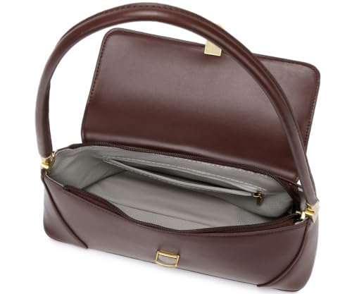 WSRYDJDL Shoulder Bags for Women Vintage Handbag Retro Classic Small Purse Cute Hobo Tote Handbag Mini Clutch Purse (Coffee) - Image 4