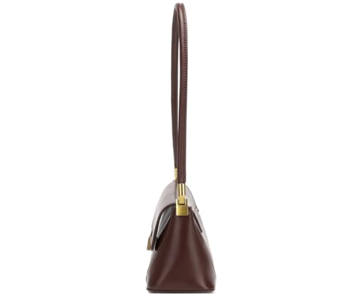 WSRYDJDL Shoulder Bags for Women Vintage Handbag Retro Classic Small Purse Cute Hobo Tote Handbag Mini Clutch Purse (Coffee) - Image 3