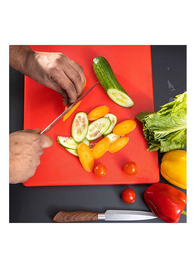 NIBEMINENT Cutting Board Without Handle Hole Red 40x30x2cm  - Image 4