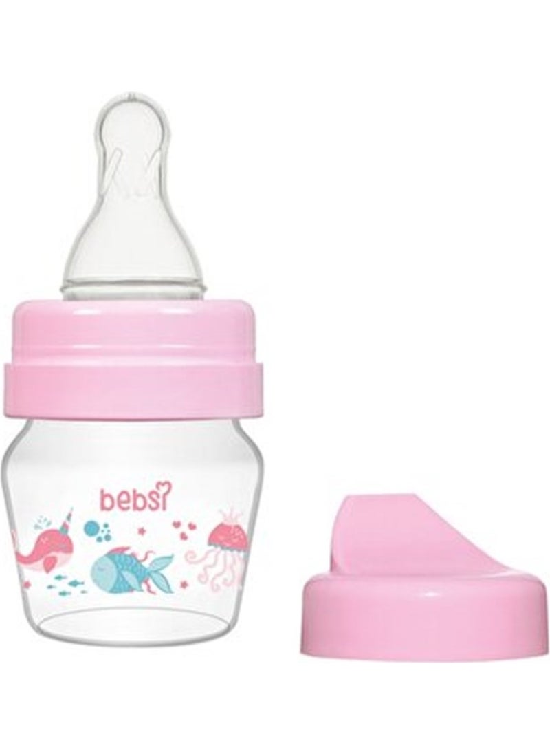 Bebsi - Mini Glass Drinking Cup Set Pink - Image 1