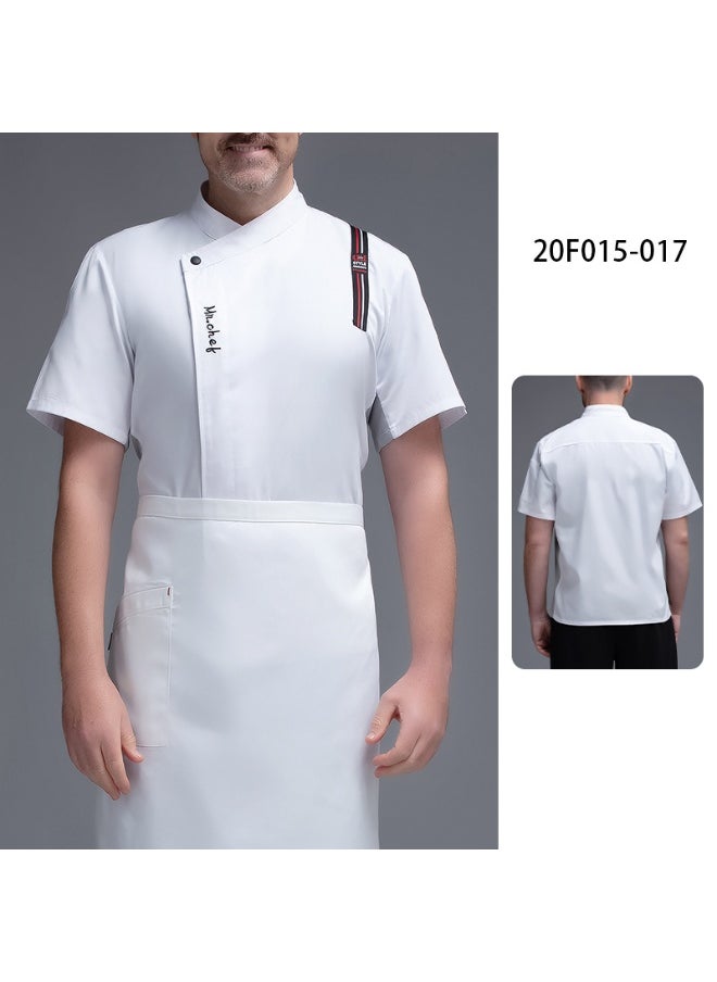 NIBEMINENT High-End  Chef Overalls Kitchen Kitchen Canteen Restaurant Restaurant Work Wear Men's and Women's Catering Autu  - Image 1
