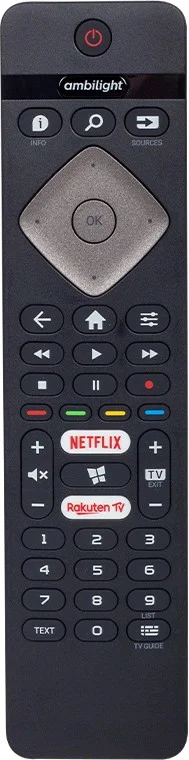 Lisinya Huayu KL Philips Ambılıght Netflix-Rakuten Tv Button 43PUS6504/62 LED TV Remote (4172)
