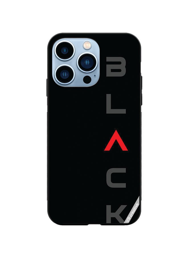 VR CREATIVE Protective Case Cover For Apple iPhone 14 Pro Black Design Multicolour
