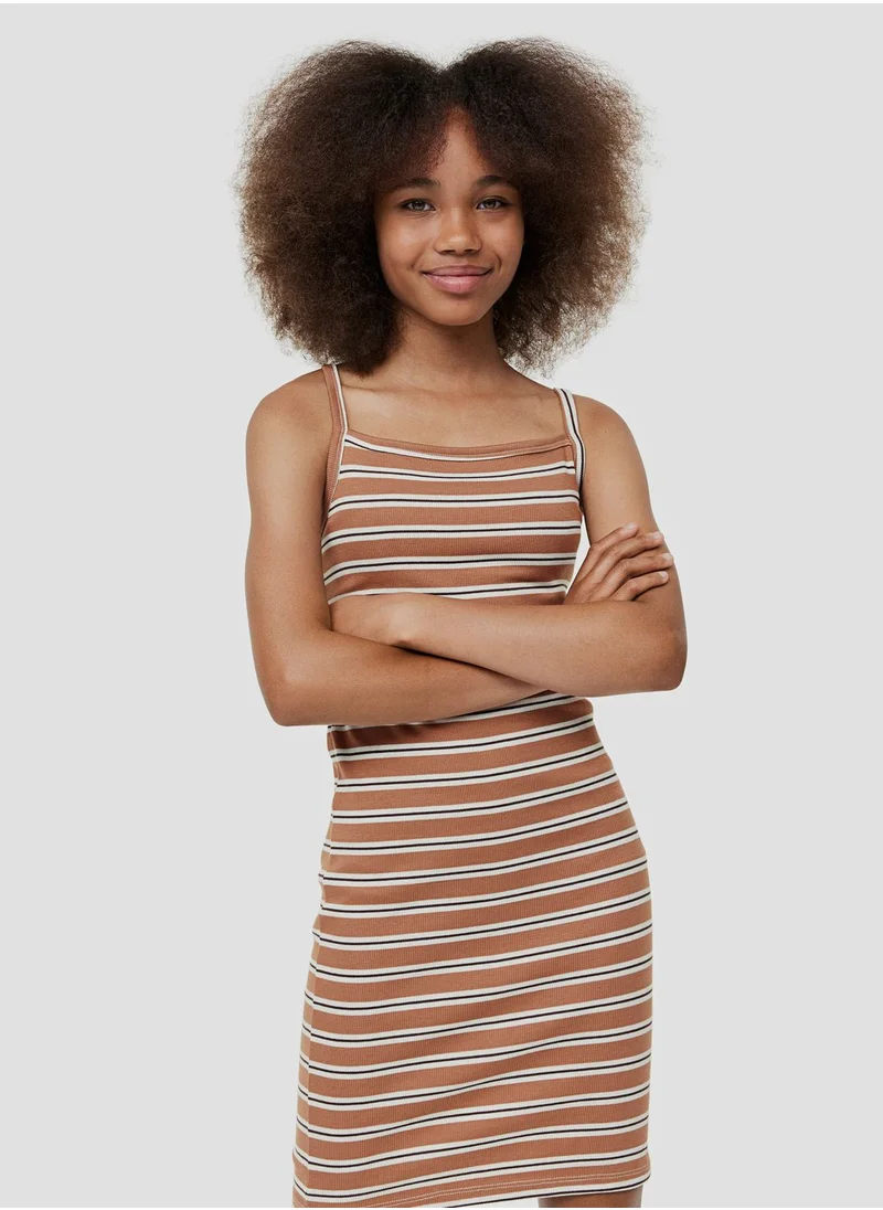 H&M Kids Stripe Printed Ribbed Dress