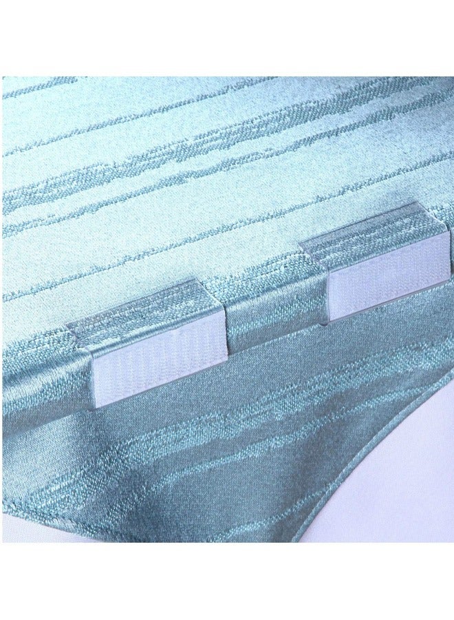 20 Pieces Table Skirt Clips, Transparent Windproof Table Cover Bracket Clips, Transparent Table Edge Clips, Suitable for Weddings, Family Meetings, Parties, Picnic Terrace Banquets  - Image 3
