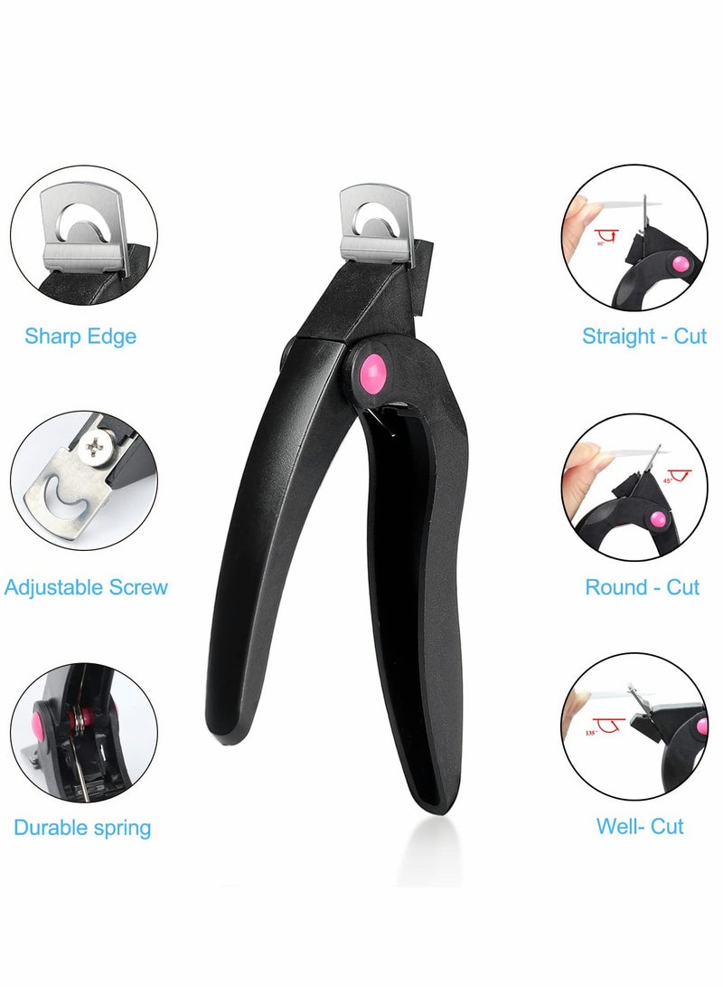 Adjustable Acrylic Nail Clipper - Stainless Steel Nail Tip Cutter with Recycling Feature, Ideal for Trimming Artificial Nails and Toe Nails for Professional Manicure Projects. - Image 2