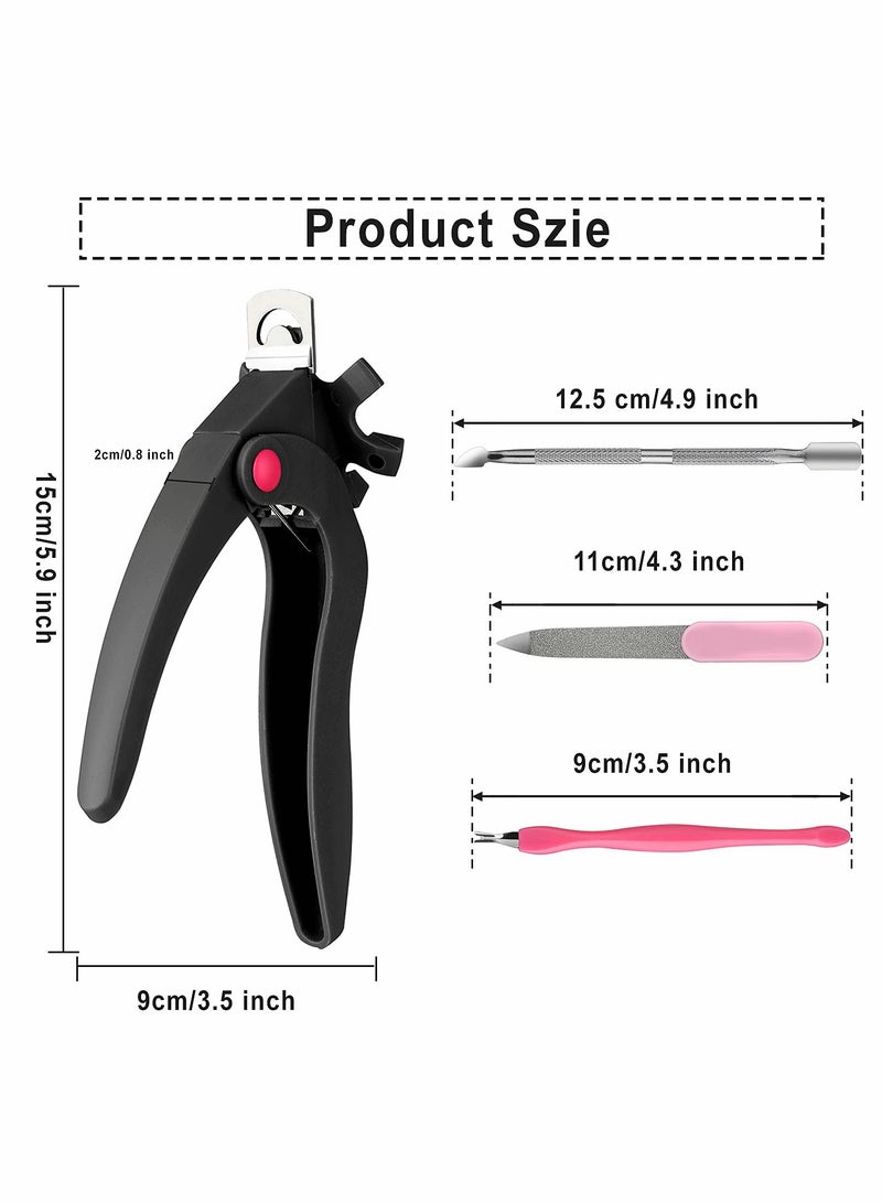 Adjustable Acrylic Nail Clipper - Stainless Steel Nail Tip Cutter with Recycling Feature, Ideal for Trimming Artificial Nails and Toe Nails for Professional Manicure Projects. - Image 5