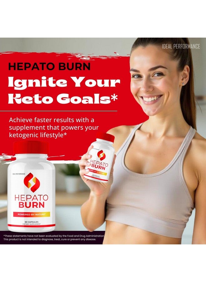 IDEAL PERFORMANCE Hepato Burn Capsules, Official Hepato Burn Supplement Pills, Overall Health Support, All Natural Keto Capsule to Sustain Active Lifestyle & Fitness Goals, Premium HepatoBurn Reviews (3 Pack) - Image 4