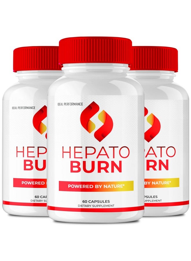 IDEAL PERFORMANCE Hepato Burn Capsules, Official Hepato Burn Supplement Pills, Overall Health Support, All Natural Keto Capsule to Sustain Active Lifestyle & Fitness Goals, Premium HepatoBurn Reviews (3 Pack) - Image 1